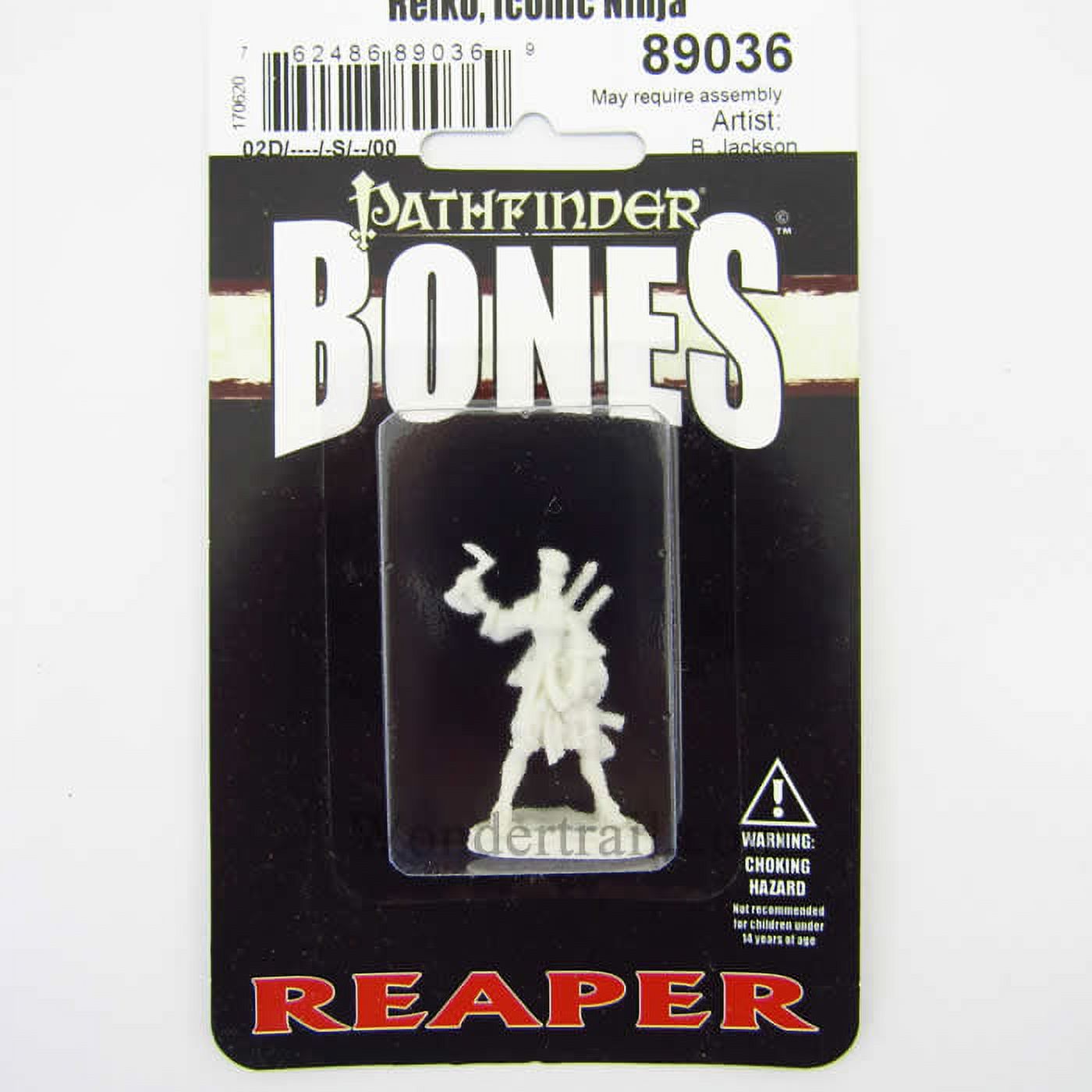 Reaper Miniatures Reiko, Iconic Ninja#89036 Bones RPG Miniature Figure - image 2 of 2