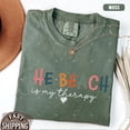 thumbnail image 5 of The Beach Is My Therapy tshirt, Beach tshirt, Therapy Shirt, Beach Shirt,Travel shirt, Summer Tee, Cozy Tshirt, 5 of 6