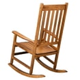 thumbnail image 6 of Tcbosik Outdoor Wood Rocking Chair, Lounge Chair with High Back, Rocker for Garden, Patio, Yard, Natural, 6 of 8