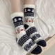thumbnail image 4 of 3 uds calcetines de pantuflas borrosos antideslizantes forro polar de invierno cálidos y acogedores calcetines gruesos y esponjosos de Navidad-en calcetines de tubo, 4 of 5