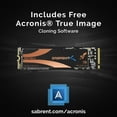 thumbnail image 3 of Sabrent Rocket SB-ROCKET-NVMe4-HTSK-1TB 1 TB Solid State Drive, M.2 2280 Internal, PCI Express NVMe (PCI Express NVMe 4.0 x4), 3 of 9