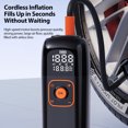 thumbnail image 3 of Inflador de neumáticos Compresor de aire portátil 150PSI/10.3Bar 6000mAh Bomba de aire para, 3 of 8