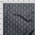 thumbnail image 2 of oneOone Cotton Poplin Gray Fabric Arrow Ikat Craft Projects Decor Fabric Printed By The Yard 42 Inch Wide, 2 of 4
