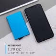 thumbnail image 4 of ORUYROP Credit Card Holder RFID Blocking Aluminum Business Card Holder Automatic Pop-up Card Case, 4 of 6