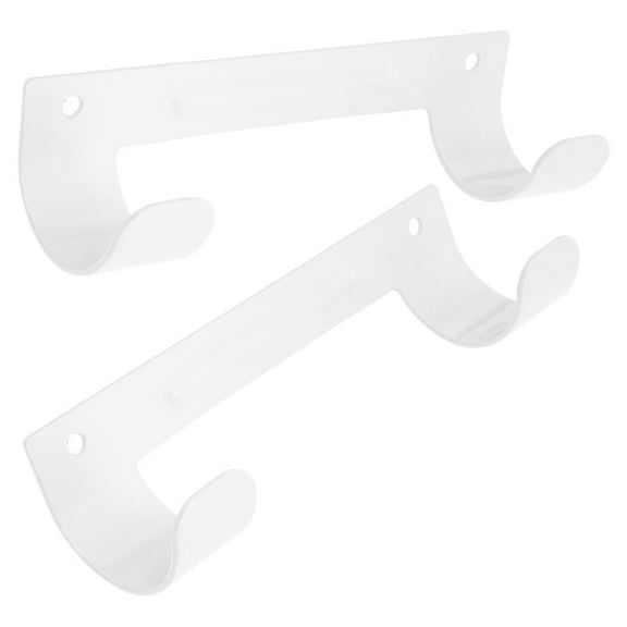 Ironing Board Hanger Plate Clothes Mount Holder Bracket Storage Household Hanging Hook 2 Pcs