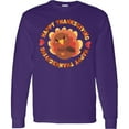 thumbnail image 3 of Inktastic Happy Thanksgiving with Cute Turkey Long Sleeve T-Shirt, 3 of 5