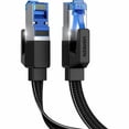thumbnail image 1 of UGREEN Cat 8 Ethernet Cable 25FT, Flat High Speed 40Gbps 2000Mhz Internet Cable 26AWG Braided Network Cord RJ45 Shielded Indoor LAN Cables Compatible for Gaming PC PS5 Xbox Modem Router 25FT, 1 of 1
