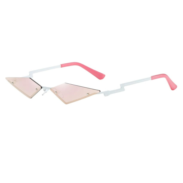 Anteojos de Playa de terre y Protección de terrear Gafas de terre Punk Gótico Vintage Lentes Unisex Rosado Salvador Gafas de sol con lente de moda para mujer