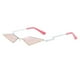 thumbnail image 2 of 2x Gafas de terre Con Forma De Gato Gafas Sin Montura Gafas Delgadas Punk Sin Montura Yuyangstore Gafas de sol con lente de moda para mujer, 2 of 8