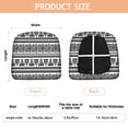 thumbnail image 3 of Black Geometric Triangle Diamond Pattern Seat Covers for Dining Room Chairs Set Of 4,Stretch Printed Washable Chair Seat Cover with Elastic Ties and Button,Removable Waterproof Couch Cushion Covers, 3 of 6