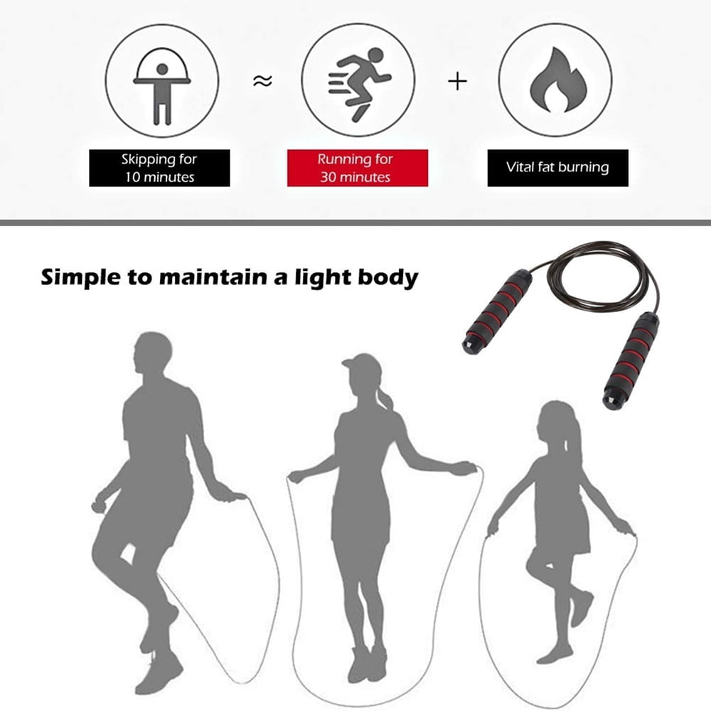 Details about   Jump Rope Speed Skipping Crossfit Workout Gym Aerobic Exercise Boxing 