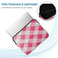 thumbnail image 5 of Laptop Inner Case 13.4x10.2In Laptop Case Is Suitable For 13-14In Laptop For Work Travel Outdoors Pink Check, 5 of 7
