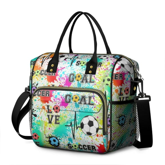Game Day Essential Lunch Tote - Leakproof Insulated Cooler Bag for Baseball, Soccer, Basketball