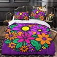 thumbnail image 3 of 05844-2657732735 Comforter Covers Duvet Cover Quilt Cover Bedding Set 3 Pieces with Pillowcases Microfiber for Childrens And Adults with Zipper Closure, 3 of 6