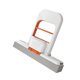thumbnail image 4 of Mini trapeador de limpieza de mano autoapretable con cabezal de esponja súper absorbente para baño Blanco Naranja, 4 of 9
