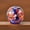1#, variant on U8MO 1PCS Round 20mm Big Handmade Flower Pattern Lampwork Glass Loose Beads-5#