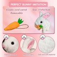 thumbnail image 4 of Electronic Bunny Plush Animated Interaction Gift Electronic Pet Toy For Gift White, 4 of 4