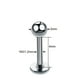 thumbnail image 1 of 1PC titanio acero negro sin costuras con bisagras nariz aro tabique Clicker Piercings labio Labret anillo oreja cartílago Tragus joyería Sexy Tan Jianjun unisex, 1 of 2
