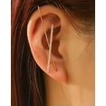 thumbnail image 4 of QQTDFG 925 Silver Ear Hook Leaf Dangle Earrings Women Cubic Zircon Wedding Jewelry 1PC-#16, 4 of 8