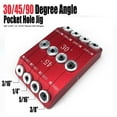 thumbnail image 4 of 30 45 90 Degree Angle 4 Size Drill Hole Guide Jig for Angled and Straight Hole, 4 of 12