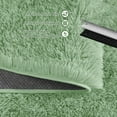 thumbnail image 3 of Large Green Fluffy Rugs for Living Room 8x10 ft - Ultra Soft Faux Fur Area Rug - Plush Non-Slip Shaggy Carpet for Bedroom, Kids Boys Girls Dorm Nursery Room, 3 of 17