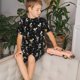 thumbnail image 4 of Fotbe Playing Music Skeletons Pijama Estampada de 2 Piezas para Niños – Ropa de Dormir de Manga Corta Cómoda para Niños y Niñas, Camiseta y Shorts de Algodón-XX-Large, 4 of 6