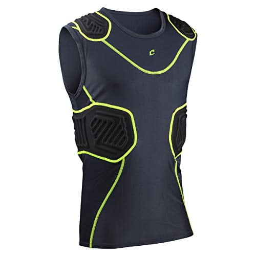 CHAMPRO Bull Rush Football Compression Shirt w Cushion System