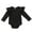 Black, variant on Qtinghua Newborn Baby Girls Long Sleeve Romper Ruffle Jumpsuit Bodysuit Autumn Winter Clothes White 0-6 Months