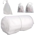 thumbnail image 2 of Scienceny 100x bolsas de malla blancas naturales y respetuosas con el medio ambiente para bolsas de protección de frutas y plantas Jardín y Patio Estilo de cuerda blanca., 2 of 6