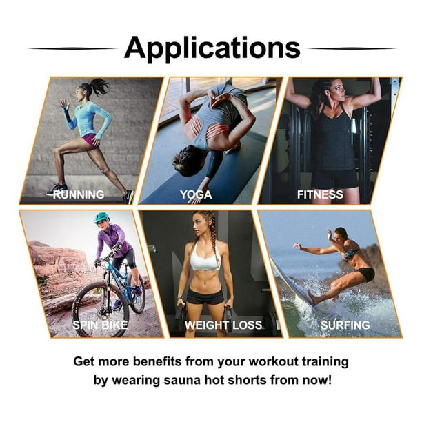 Sweat Shorts Women Sport Five-point Pants Neoprene Sauna Pants Slimming  Leggings Anti Cellulite Slimming Pants for Lady Grils Yoga Pants 