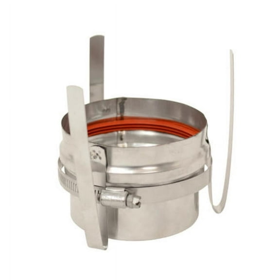 Heat-Fab 9401Icp Saf-T Vent 4" Category Iii Adapter - Stainless Steel