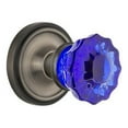 thumbnail image 4 of Nostalgic Warehouse Clacrc_Dd_Nk Classic Solid Brass Rose Dummy Door Knob Set - Nickel, 4 of 7