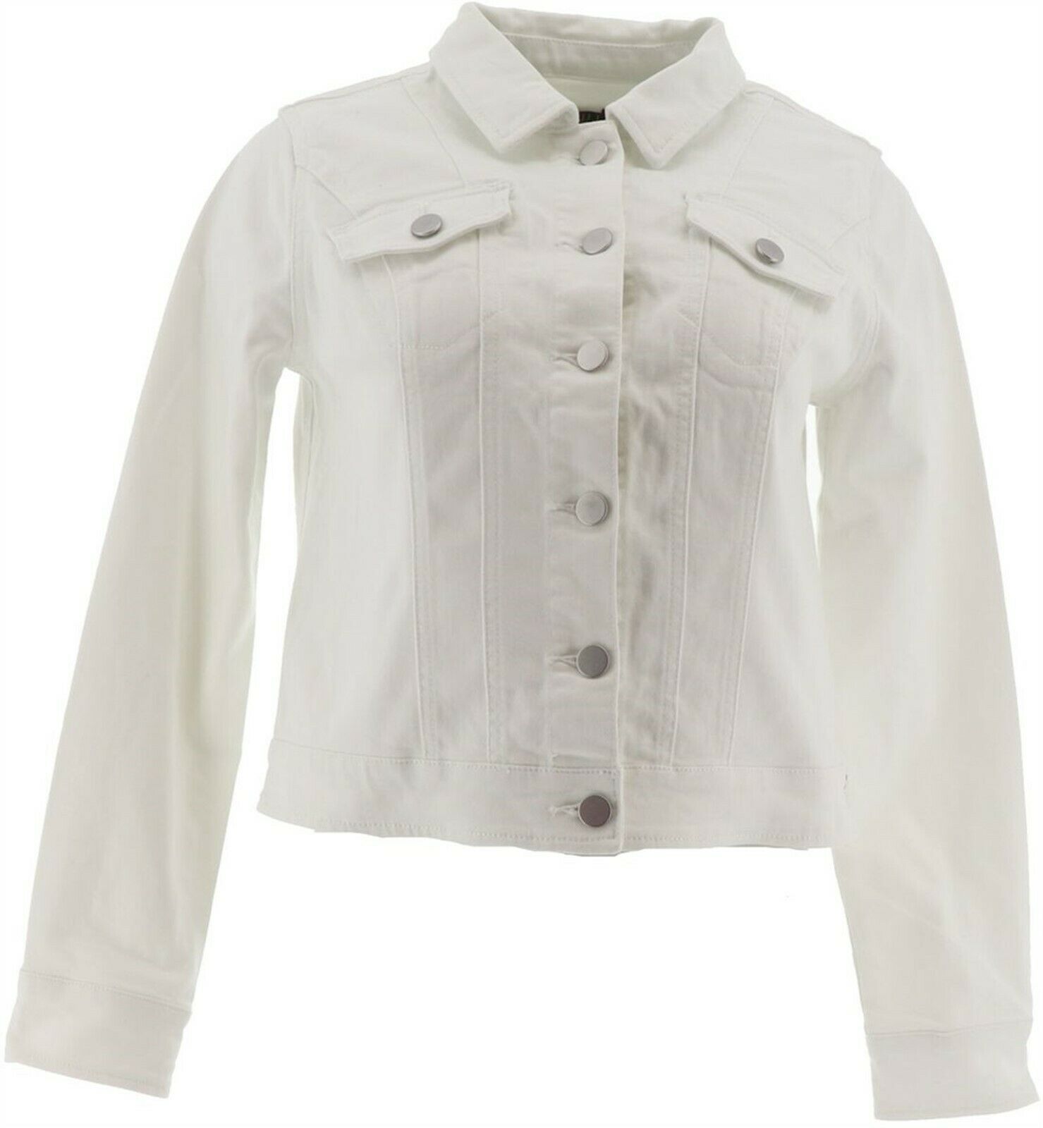 walmart white denim jacket