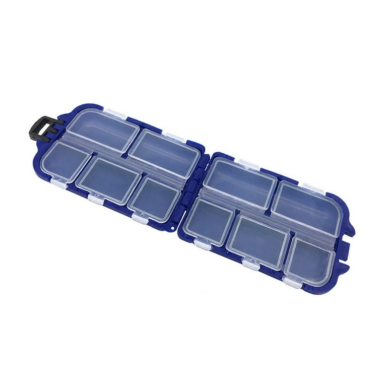 10 Compartments Tackle Boxes, Tackle Utility Boxes, Plastic Box Storage  Organizer Box with Dividers, Fishing Tackle Storage Box Organizer