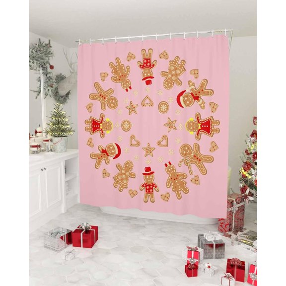 Aqua Stripe Shower Curtain for Bathroom, Waterprrof Polyester Fabric Shower Curtains Teal Blue Decorative Curtains for Bathroom Curtain Sets with Hooks Standard Size 72" x 72"