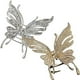 thumbnail image 1 of Butterfly Hair Clips for Women Durable Alloy and Crystal Design Comfortable to Wear 2 Pcs Assorted, 1 of 5