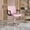 Pink + PU + Foam+3, variant on LANKANG Pink Salon Styling Chair 360 Swivel Adjustable Height Heavy Duty Hydraulic Barber Chair Supports 350 LBS