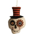 thumbnail image 2 of Plush Skeleton Skull Top Hat Ornament Party Decor Decoration, 2 of 2