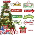 thumbnail image 1 of Juego de 18 Adornos Navideños de Grinch para Árbol, Incluye Esferas y Figuras, Decoración Festiva, 1 of 8