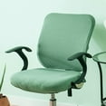 thumbnail image 2 of Stretch Office Chair Covers Chair Seat Cover Chair Slipcover Chair Desk Chair Green, 2 of 6