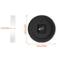 thumbnail image 2 of Wall clock Plastic Silent Suitable for decoration 10in White, 2 of 4