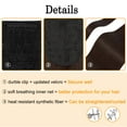 thumbnail image 3 of Drawstring Long Straight Ponytail Extension 28 inch Wrap Around Ponytail Synthetic Hair Extensions Clip in Ponytail Hairpiece for Women, Brown/Black, 160G (11colors), 3 of 8