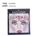 thumbnail image 4 of Vogacara Ojo cuerpo cara gemas diamantes de imitación pegatinas autoadhesivas estilo Simple geométrico brillo elegante uñas mujeres Festival Tratamientos faciales Vistoso, 4 of 6