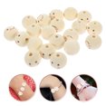 thumbnail image 2 of 20 Pcs Perles en Bois pour Sourire DIY Perles Rondes en Bois Perles d'Espacement Rondes, 2 of 9