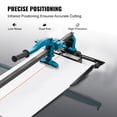 thumbnail image 3 of VEVOR Manual Tile Cutter, 48 inch, Porcelain Ceramic Tile Cutter with Tungsten Carbide Cutting Wheel, Infrared Positioning, Anti-Skid Feet, Durable Rails for professional installers or beginners, 3 of 9