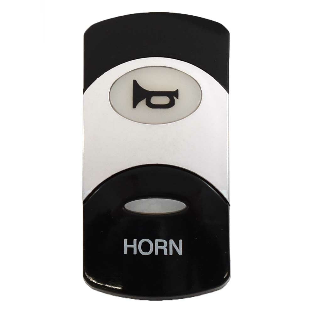 Avalon Pontoon Boat Rocker Switch Cover Horn Actuator Black Silver