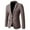13 Brown, variant on guisaled Men Casual Blazer Sport Coats Classic Slim Fit Lightweight Business One Button Tweed Suit Jackets Office Workwear Prom Jackets