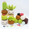 thumbnail image 2 of AOOOWER Crochet Potted Plant Supplies for Adult Beginner Handmade Crochet Craft with Step-by-Step Video Tutorial Instruction, 2 of 20