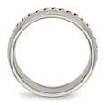 thumbnail image 2 of Chisel Stainless Steel Brushed and Polished Braided 8mm Band, 2 of 7