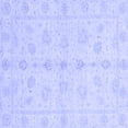 thumbnail image 1 of Ahgly Company Indoor Square Oriental Blue Traditional Area Rugs, 5' Square, 1 of 4